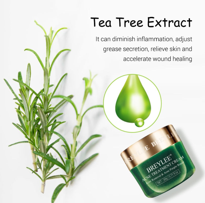 Tea Tree Acne Crème – Hydraterende Crème tegen Puistjes