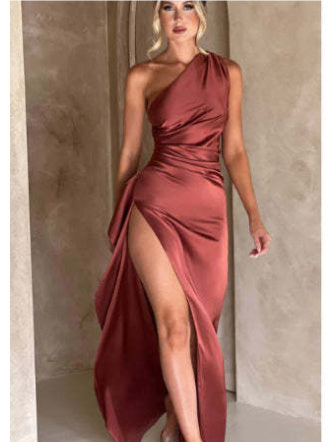 Elegante 1 schouder jurk