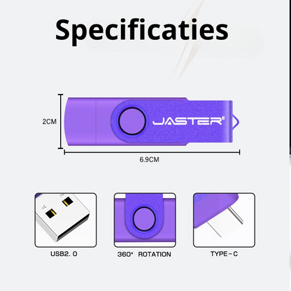 Vistaro SmartStore™ Stick – Dubbele aansluiting voor telefoon én computer